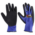 Breathable Nylon Liner Sandy Finish Palm Coating Work Glove